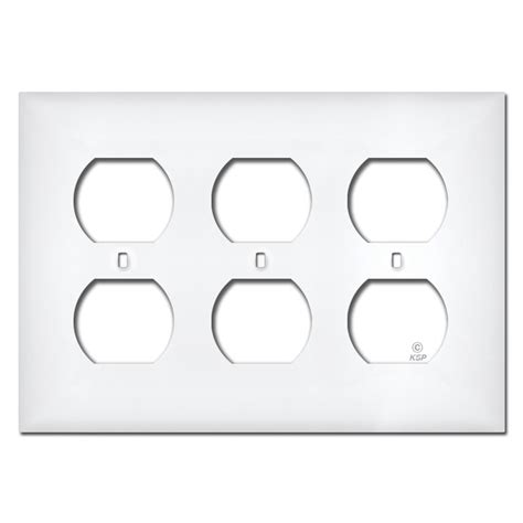 3 gang electrical box covers|3 gang outlet cover plate.